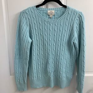 St John’s Bay Light Blue Knit Sweater Size Small